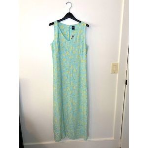 NWT Vintage Gap Floral Maxi Sundress. Size 8/10
